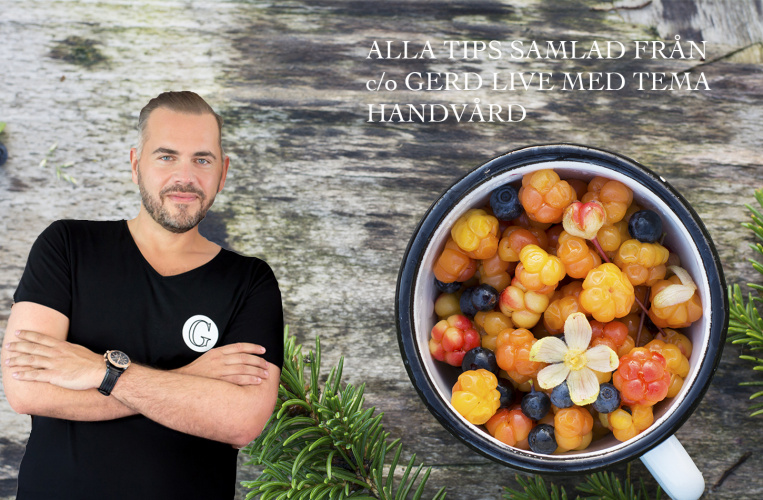 Tipsen från c/o Gerds live finns samlade här - Handvård