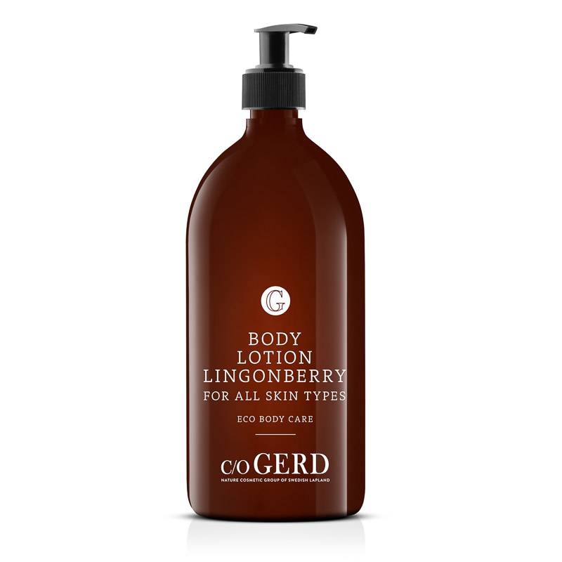 Body Lotion Lingonberry 1 000 ML i gruppen Kroppsvård / Body Lotion & Body Oil hos  Nature Cosmetic Group Of Swedish Lapland AB (302-1000)