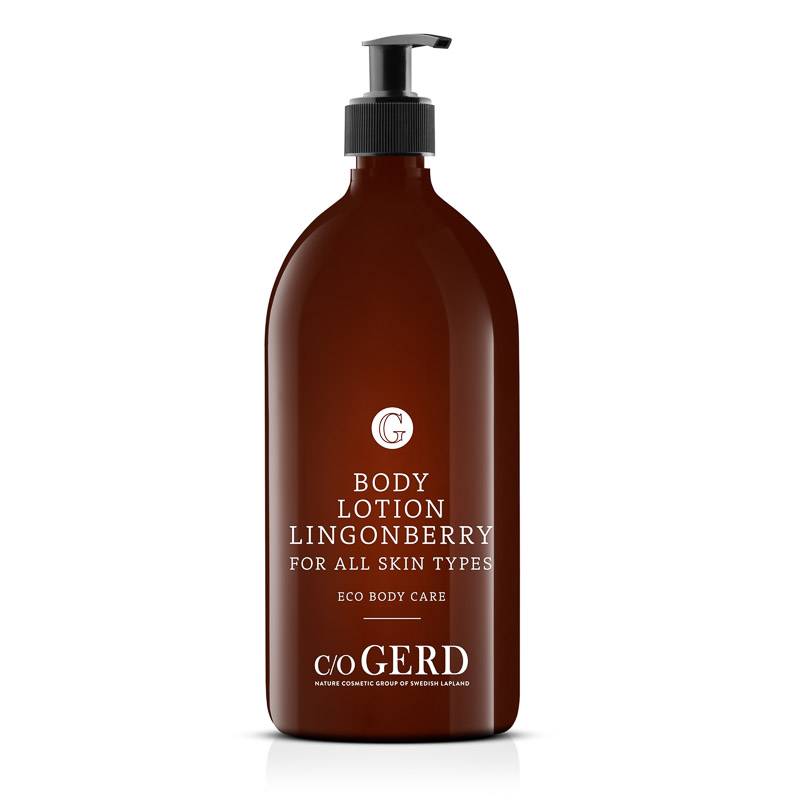 Body Lotion Lingonberry 1 000 ML i gruppen Kroppsvrd / Body Lotion & Body Oil hos  Nature Cosmetic Group Of Swedish Lapland AB (302-1000)