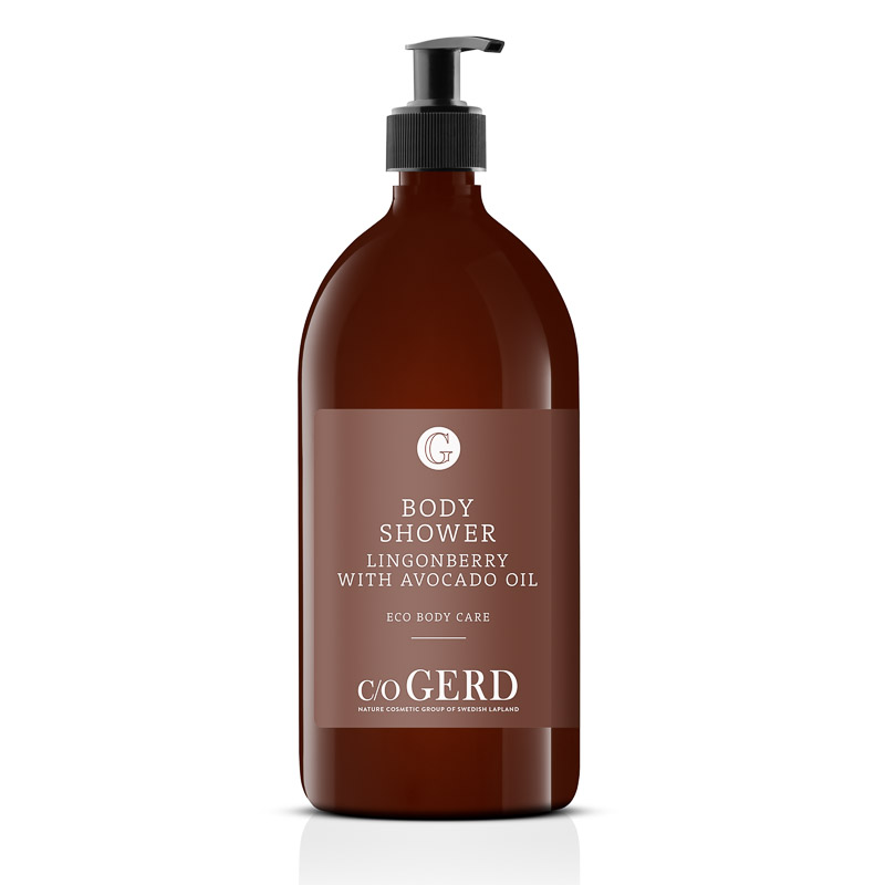 BODY SHOWER  LINGONBERRY 1000 i gruppen Kroppsvrd / Body Shower hos  Nature Cosmetic Group Of Swedish Lapland AB (323-1000)