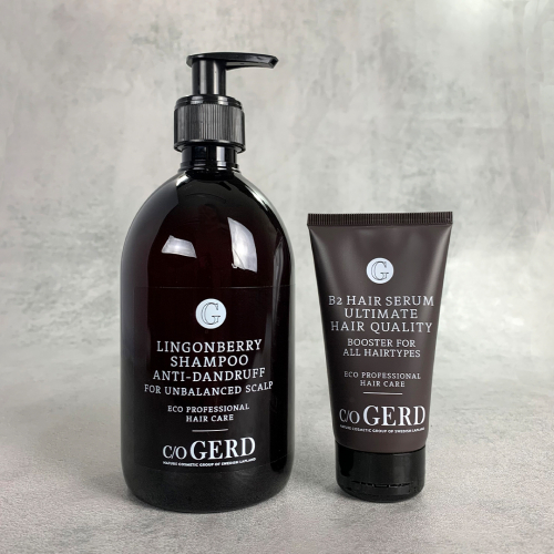 PROBLEMHÅRBOTTEN NÄR DU HAR KORT HÅR - OAVSETT LOCKIGT ELLER RAKT. - Lingonberry Shampoo & B2 Hair Serum